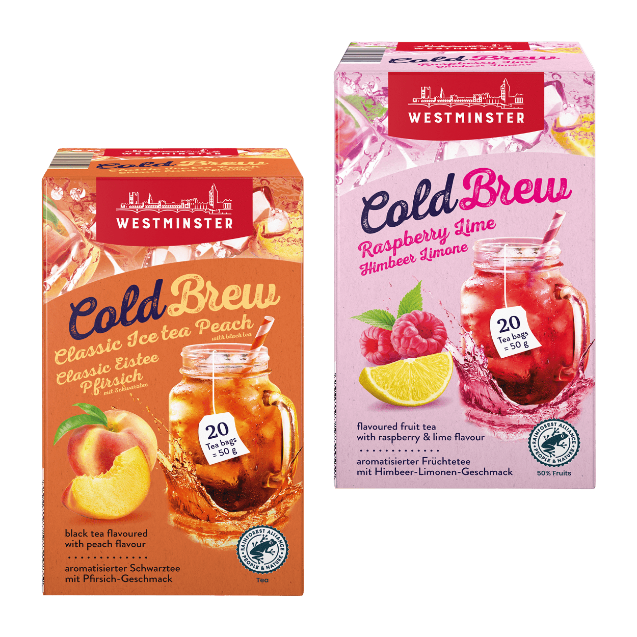 WESTMINSTER Cold Brew Tea Erfrischende Sorten bei ALDI Nord