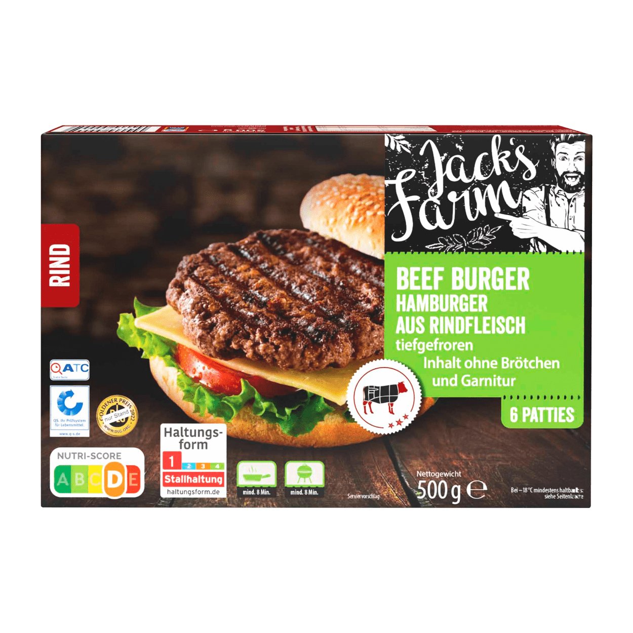 JACK’S FARM BeefBurger günstig bei ALDI Nord