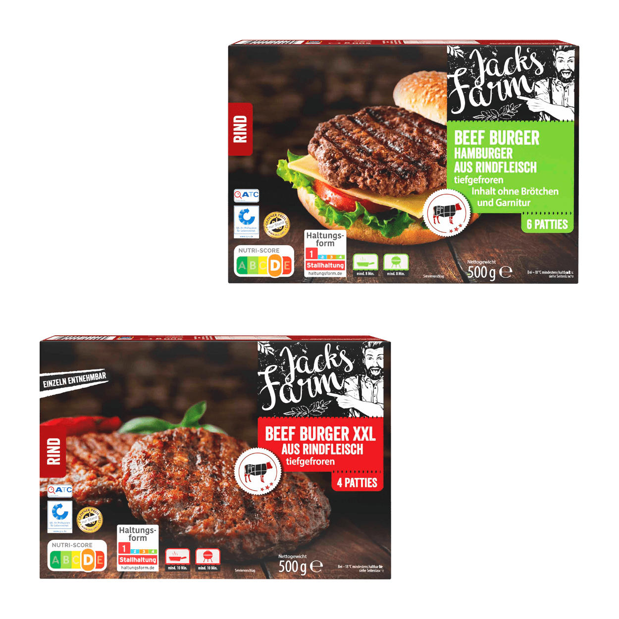 JACK’S FARM BeefBurger günstig bei ALDI Nord