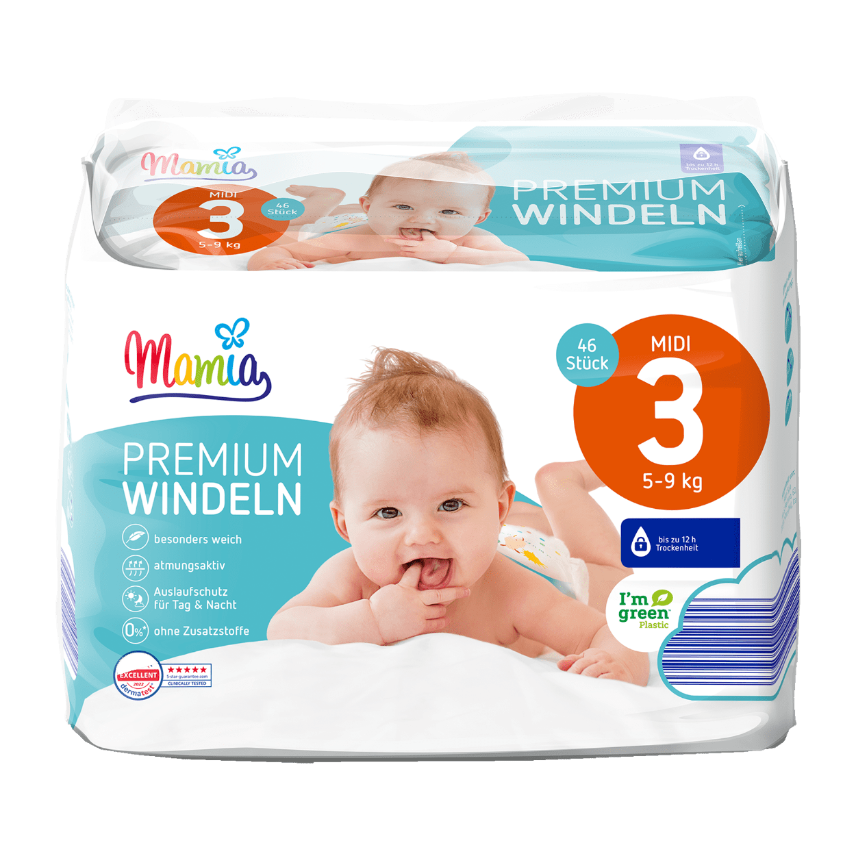 Windeln MAMIA Premium-Windeln Größe 3 Midi günstig bei ALDI Nord