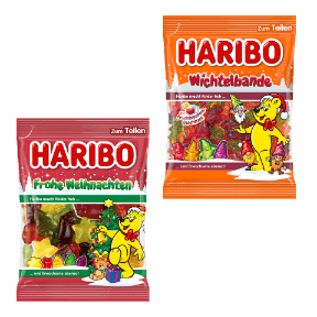 Weihnachtliche Fruchtgummis