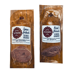Spanferkel- / Rindfleischleberwurst