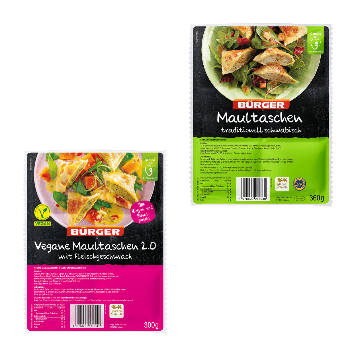 BÜRGER Maultaschen günstig bei ALDI Nord