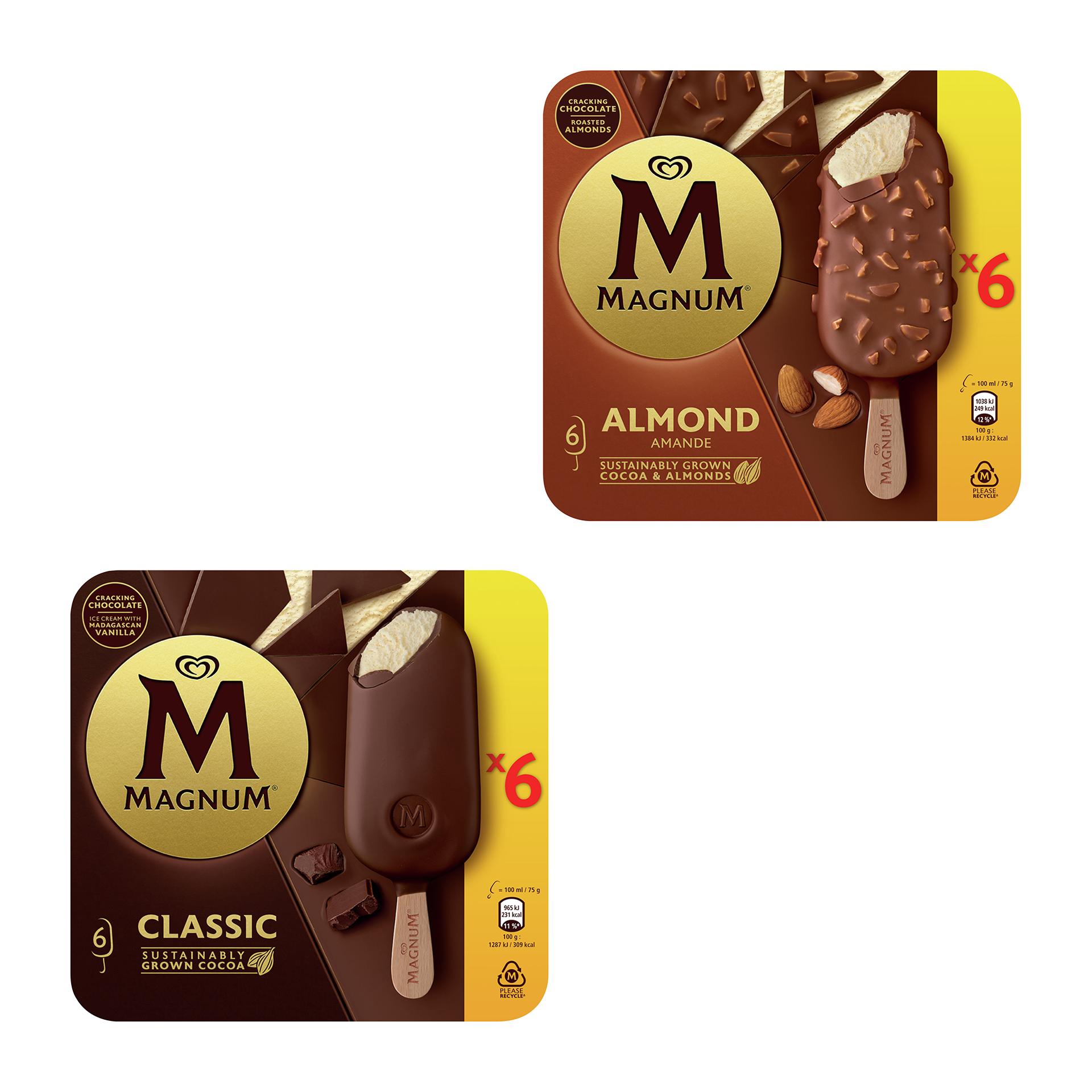 LANGNESE Magnum Stieleis