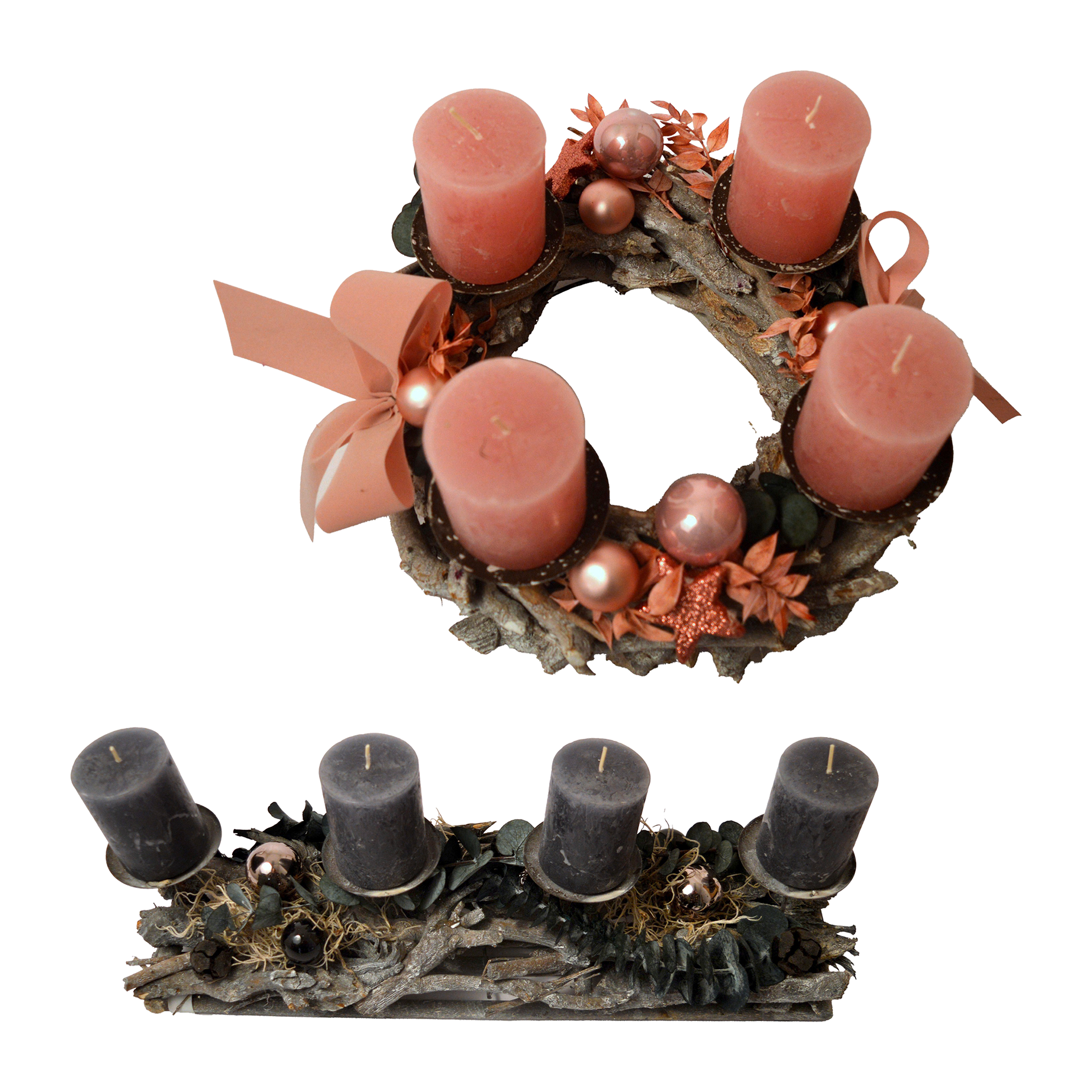 GARDENLINE Advents-Rebenkranz / -Schiffchen