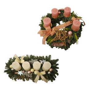 Adventskranz / -schiff