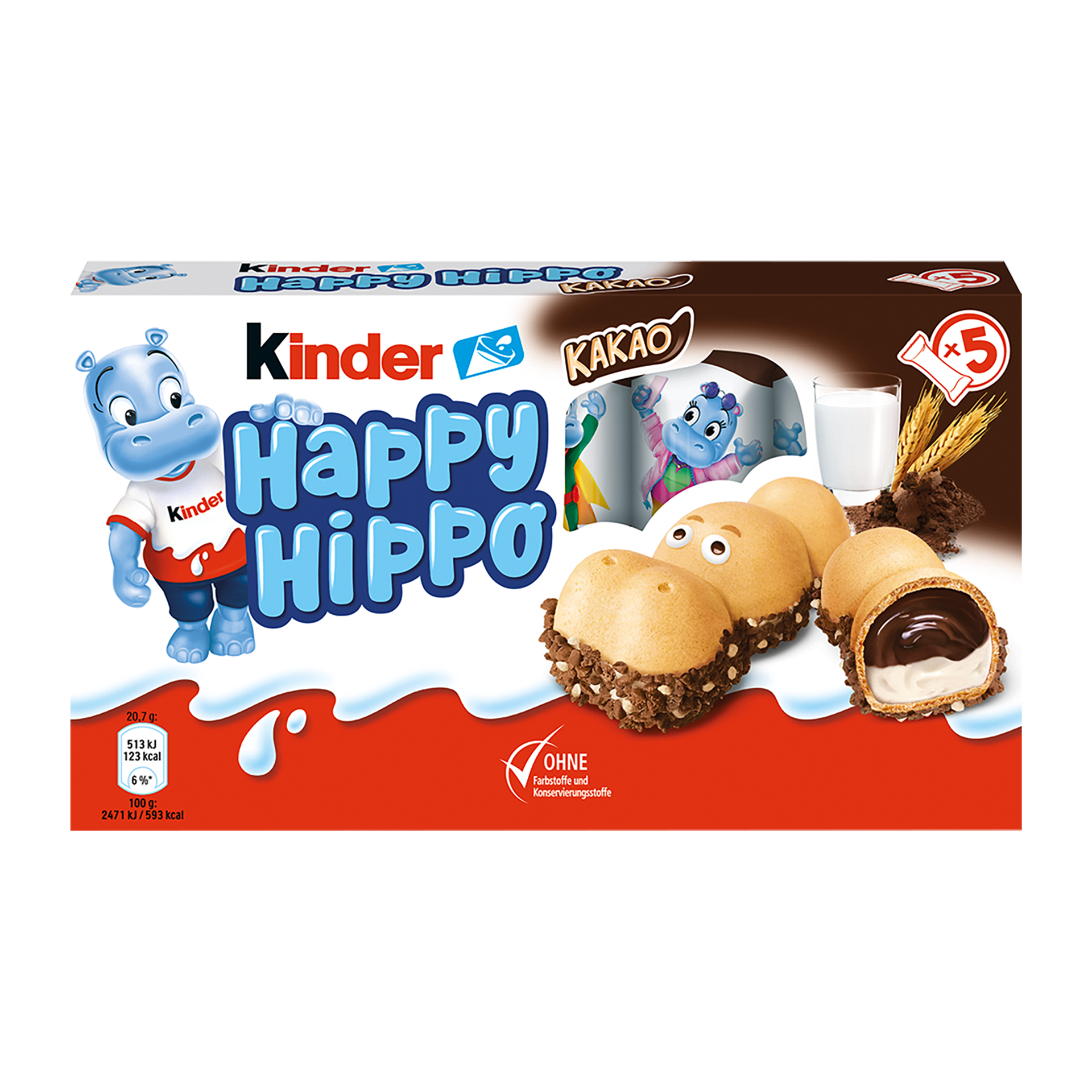 FERRERO Kinder Happy Hippo Kakao