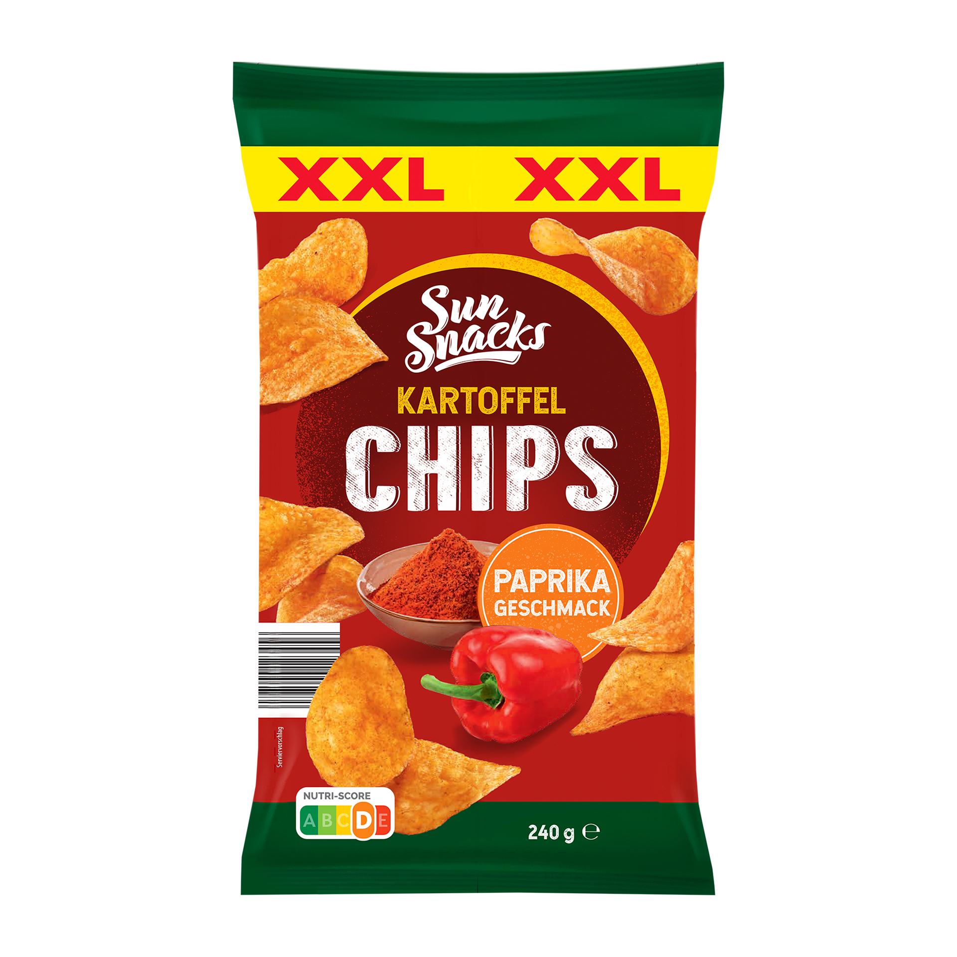 SUN SNACKS Kartoffelchips XXL