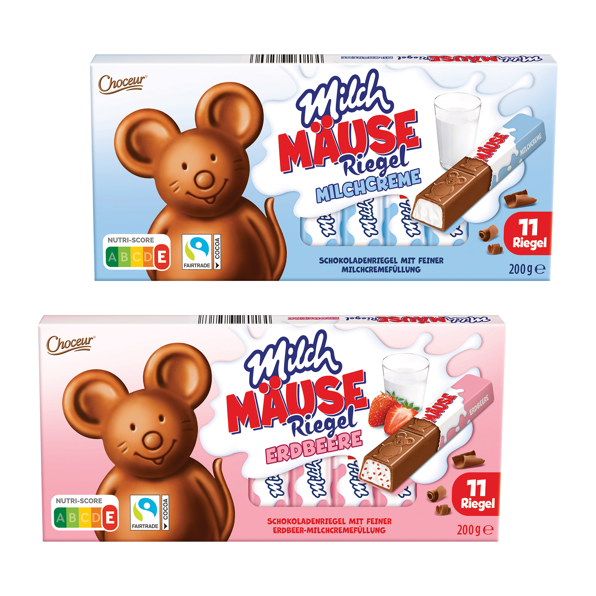 CHOCEUR Milchmäuse-Riegel