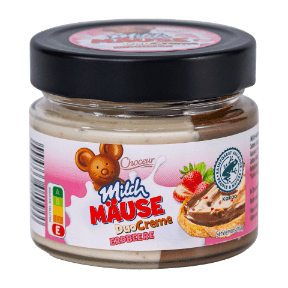 Milchmäuse-Duo-Creme Erdbeere