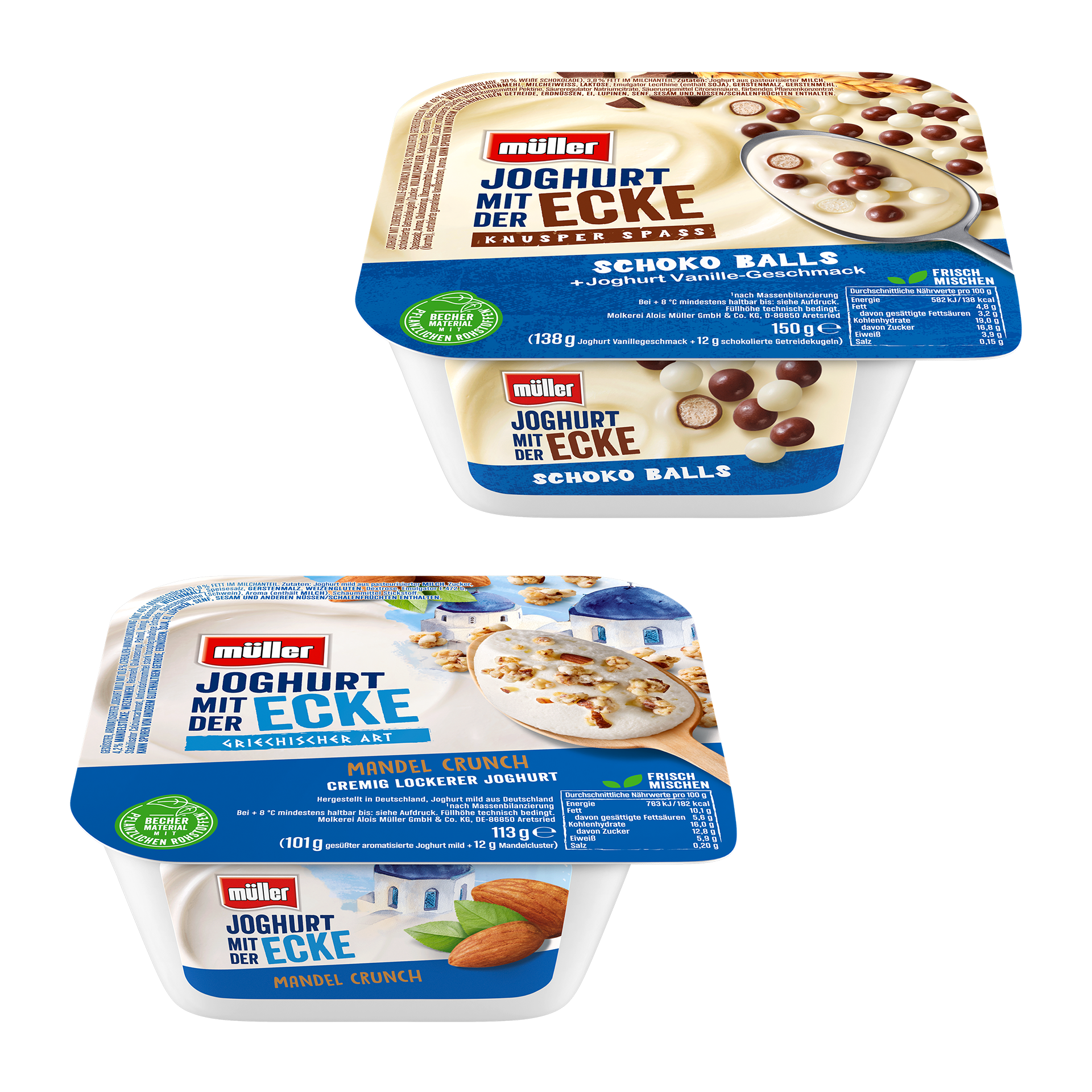 MÜLLER Joghurt mit der Ecke