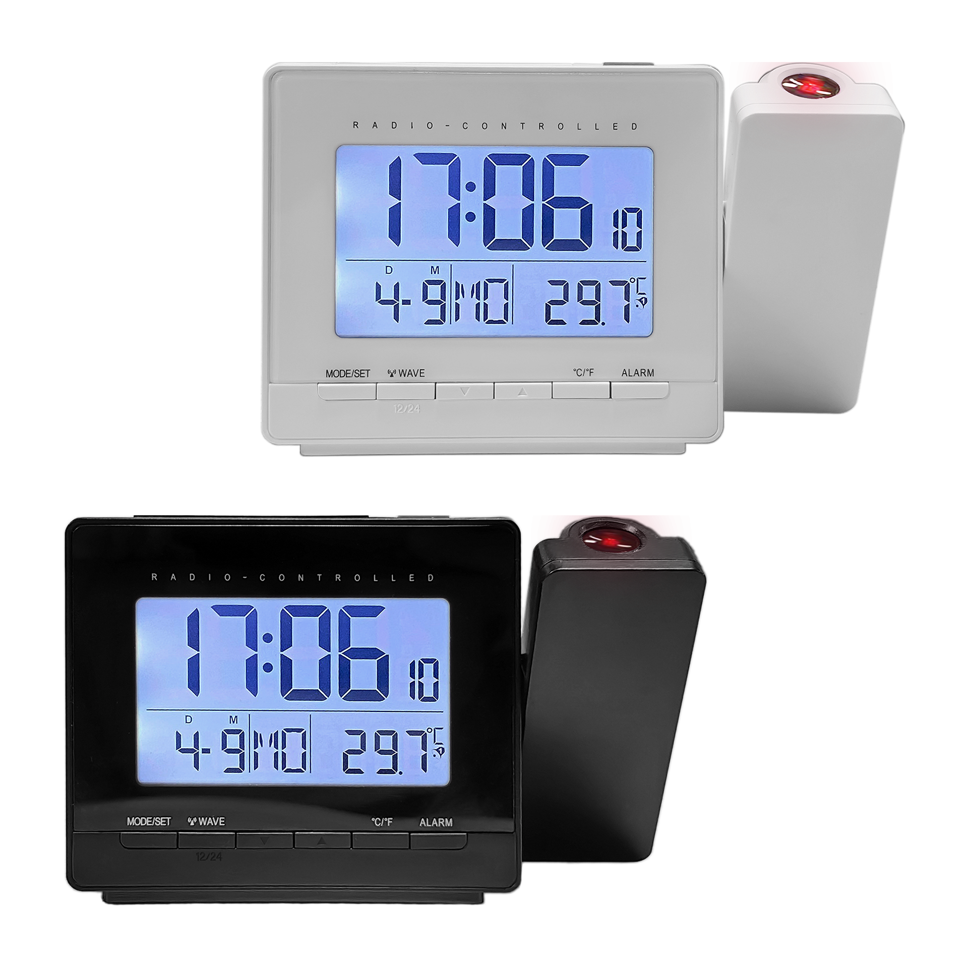 KRONTALER Funk-Projektionswecker