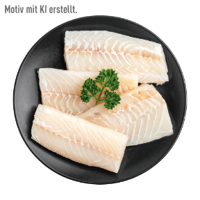 Kabeljau-Filetportionen XXL