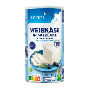 Weißkäse in Salzlake