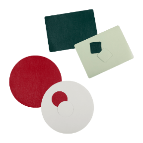 Platzsets und Glasuntersetzer