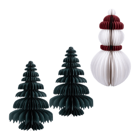 Weihnachtliche Papierdekoration