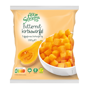Butternutkürbiswürfel