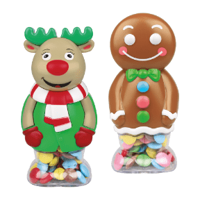 Figur mit Schokolinsen