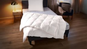 Luxus-Daunendecke; B x L: ca. 155 x 220 cm