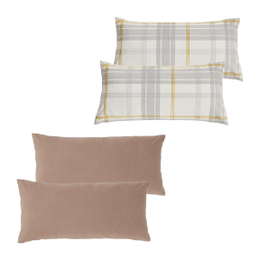 Flanell-Kissenbezüge