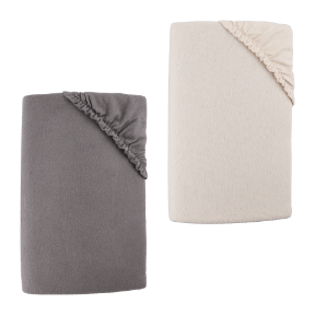 Flanell-Spannbetttuch; B x L: ca. 180 x 200 cm