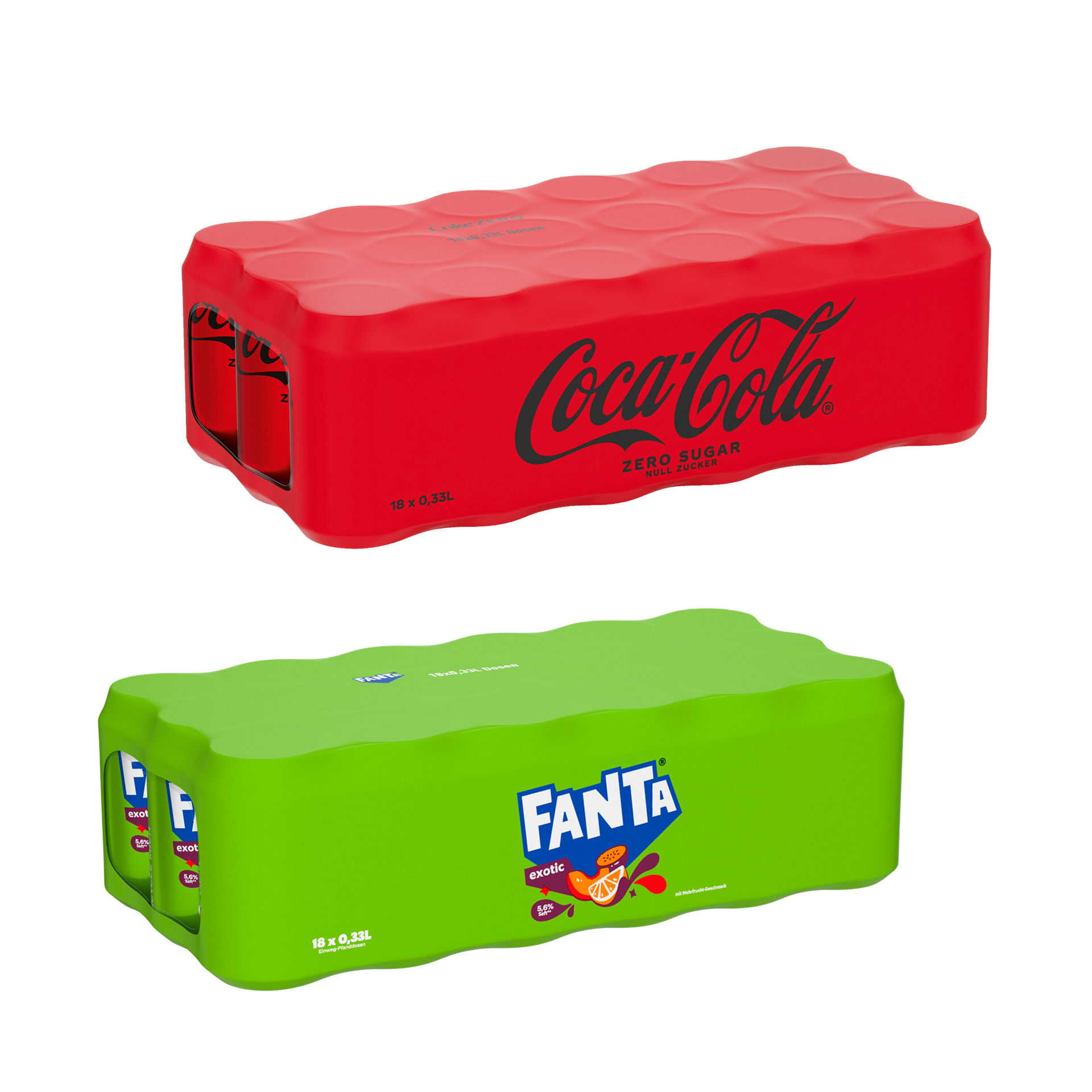 COCA-COLA Zero / Fanta Exotic