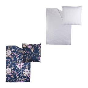 Satin-Bettwäsche, B x L: ca. 135 x 200 cm