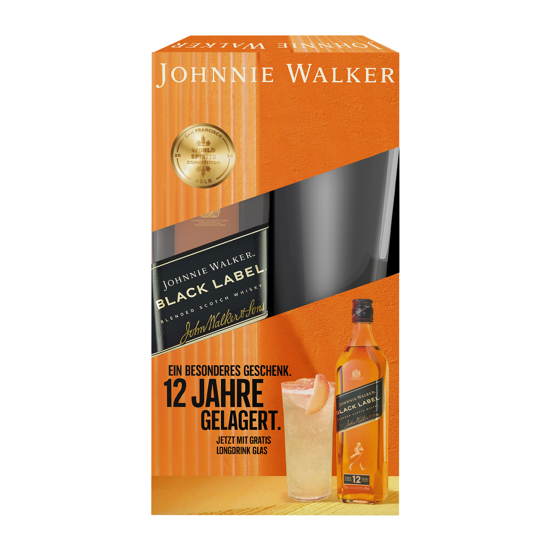 JOHNNIE WALKER Black Label Blended Scotch Whisky