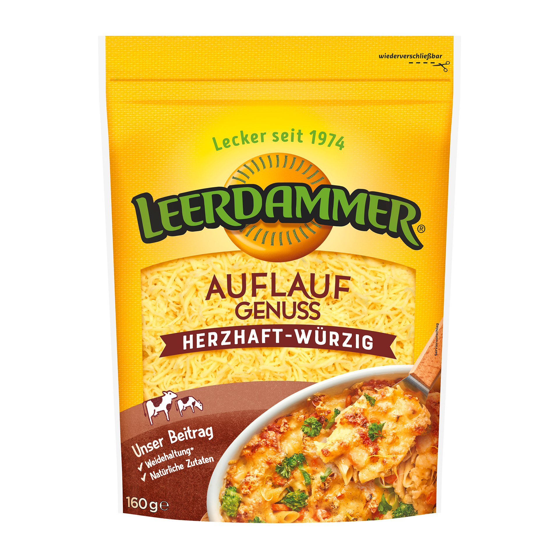 LEERDAMMER Reibekäse Auflauf