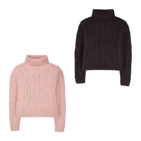 Pullover mit Zopfmuster