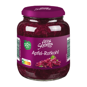 Apfel-Rotkohl