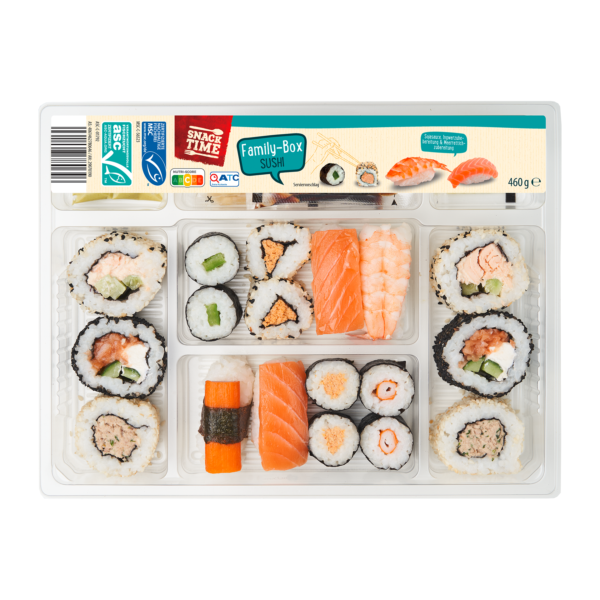SNACK TIME Sushi-Family-Box