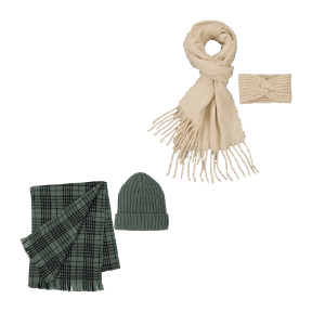 Mütze / Stirnband und Schal