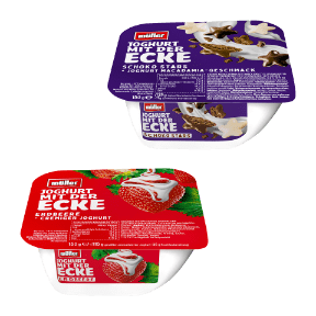 Joghurt mit der Ecke