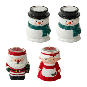 Weihnachts-Teelichthalterset