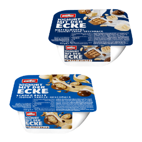 Joghurt mit der Ecke