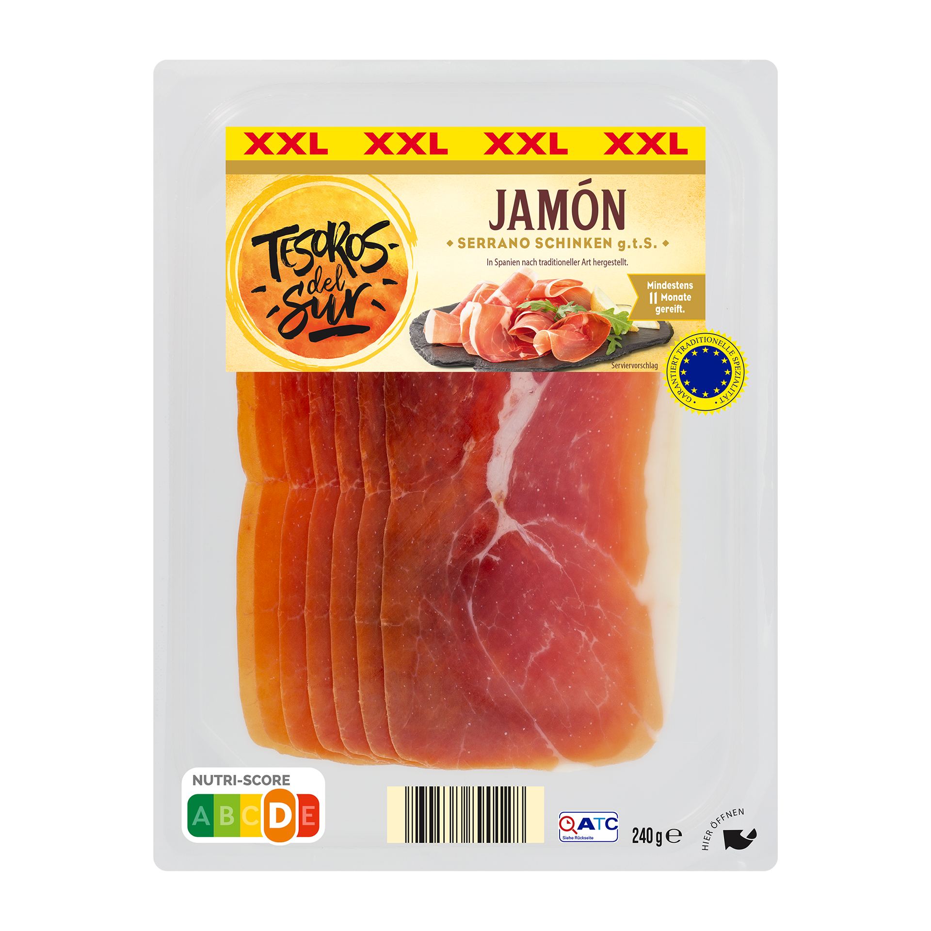 TESOROS DEL SUR Jamón Serrano XXL