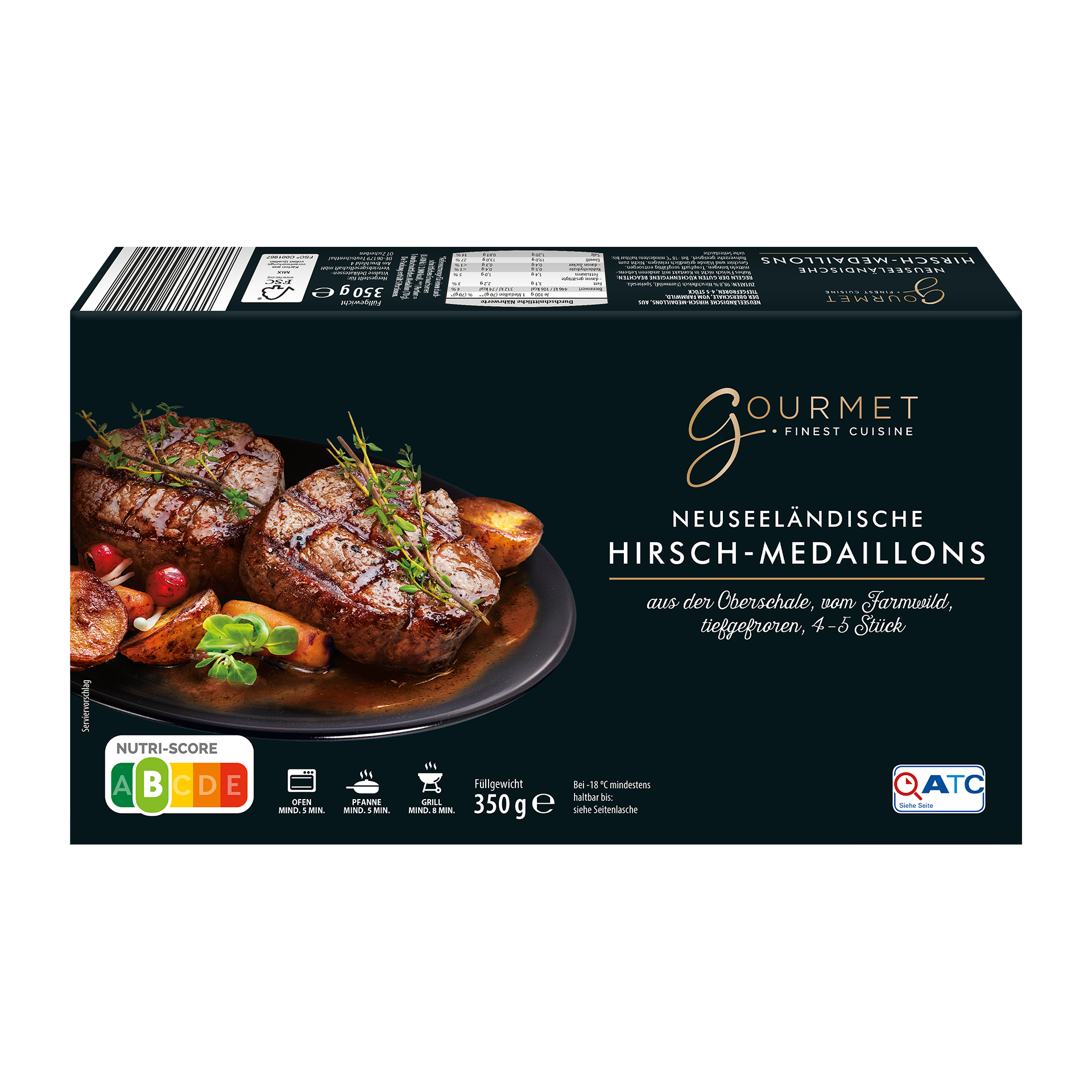 GOURMET FINEST CUISINE Hirsch-Medaillons
