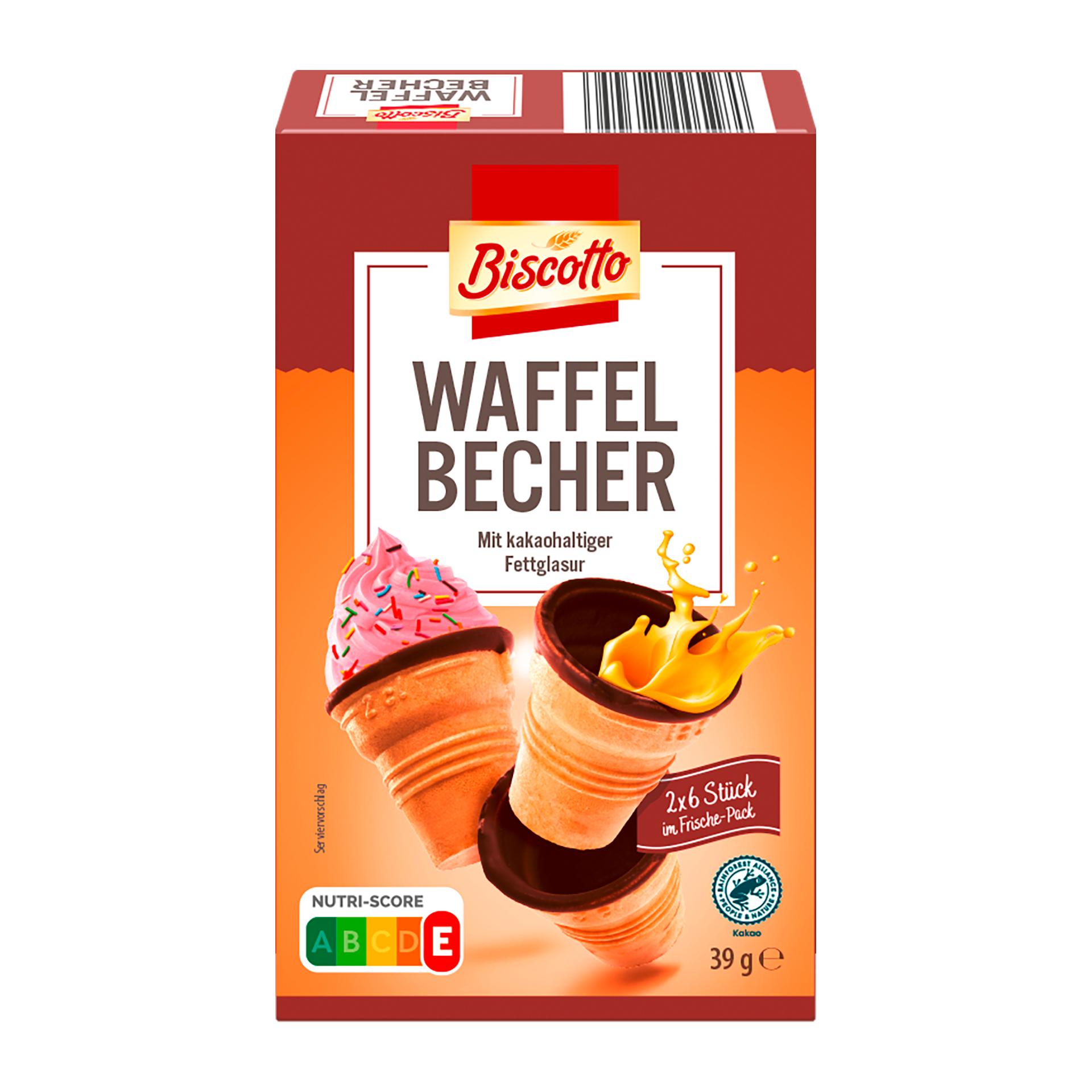 BISCOTTO Waffelbecher
