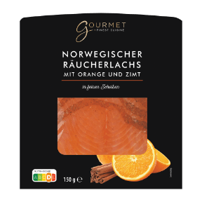 Norwegischer Räucherlachs