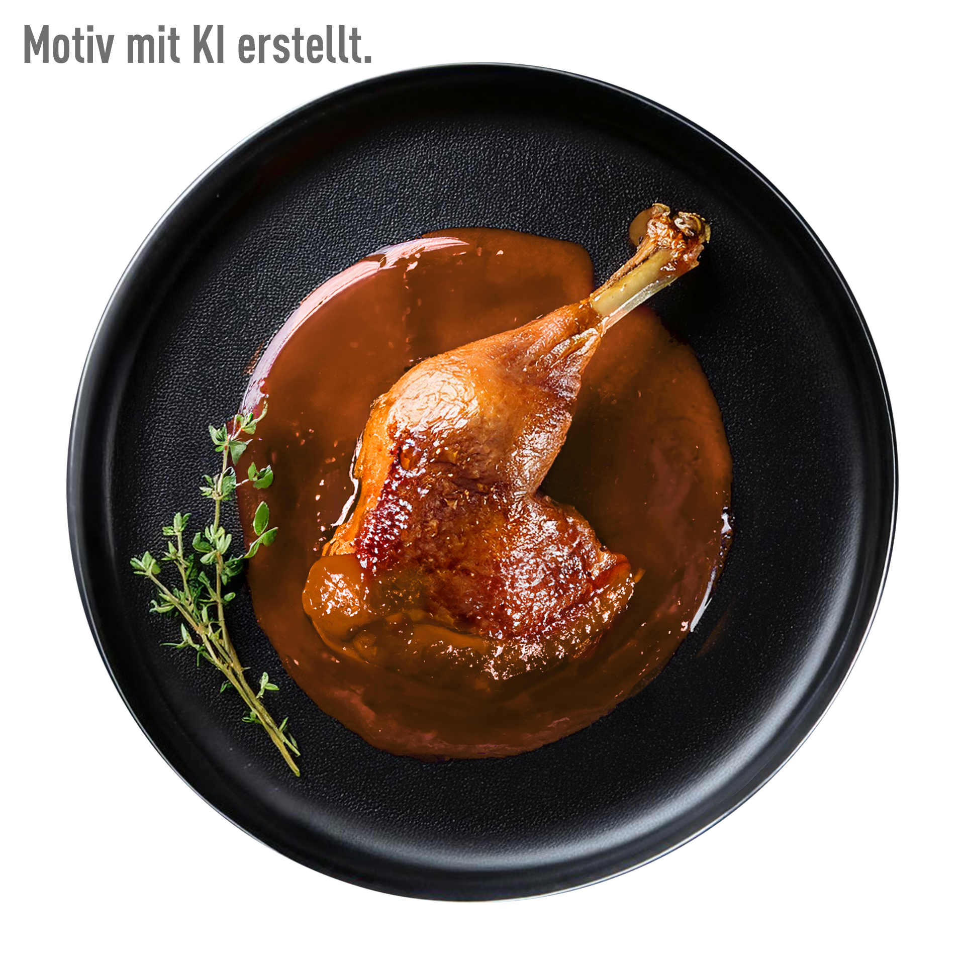 GOURMET FINEST CUISINE Entenkeule mit Sauce