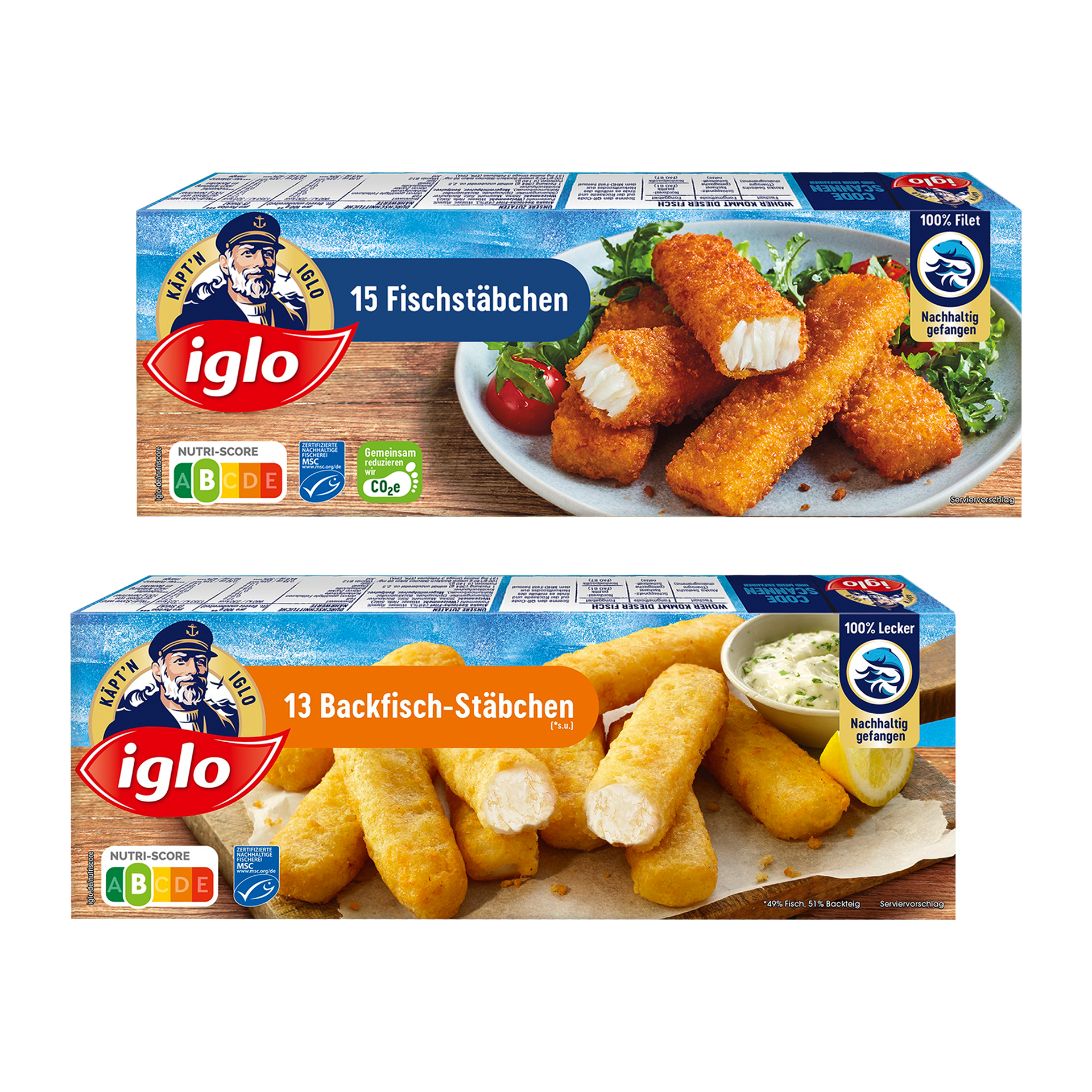 IGLO Backfisch- / Fischstäbchen