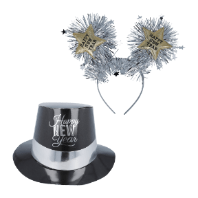 Silvester-Dekoration