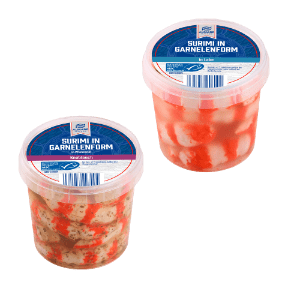 Surimi in Garnelenform