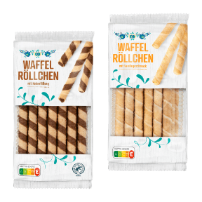 Waffelröllchen