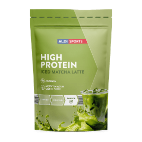 High Protein Pulver Iced Matcha Latte
