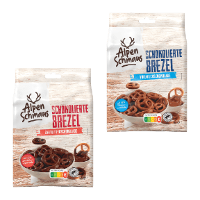 Schokolierte Brezeln