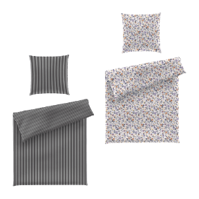 Mikrofaser-Bettwäsche, B x L: ca. 135 x 200 cm