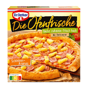 Die Ofenfrische Schinken-Ananas