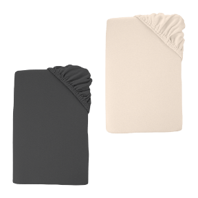 Jersey-Spannbetttuch, B x L: ca. 90–100 x 200 cm